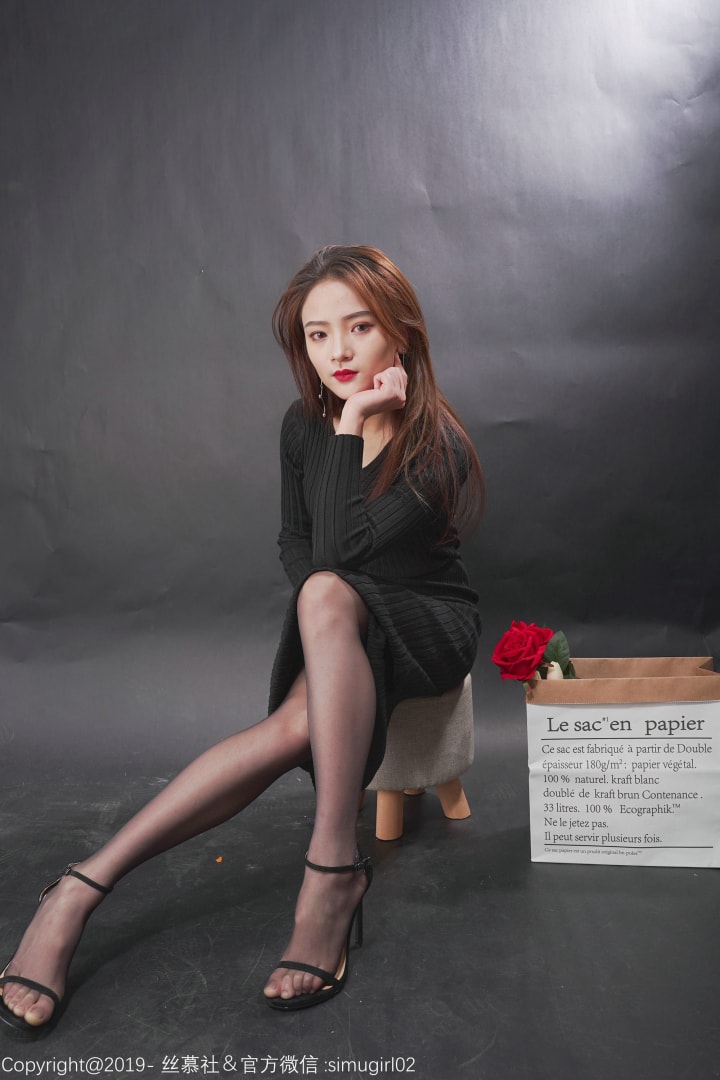 丝慕写真 SM004 Miya 高跟黑丝唯美写真 63P