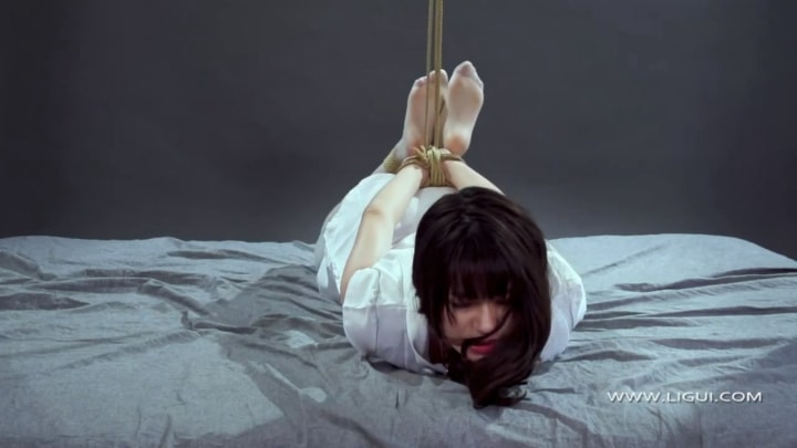 Ligui丽柜绳艺捆绑视频-117紧缚天使 安娜